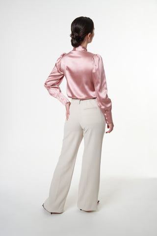 Natalie Cream Flare Pants