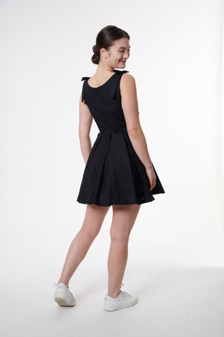 Genevieve Ribbon Shoulder Dress